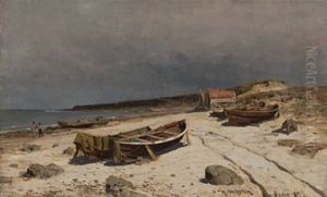 Bater Pa Strand by Nicolai Martin Ulfsten