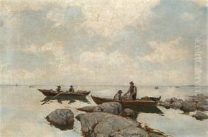 To Robater Med Fiskere