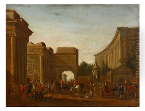 Architectural Capriccio With Figures - view 1