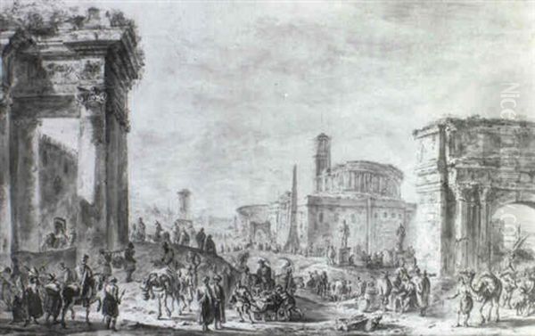 Scene De Marche Sur Un Forum - view 1