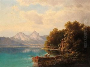 Alpske Jezero by Hugo Ullik