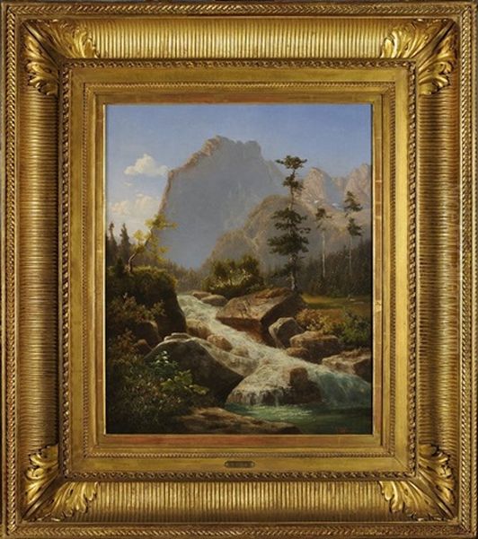 A Stream In The Mountains - view 1