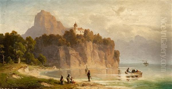 Traunsee Mit Blick Auf Die Johannesbergkapelle - view 1