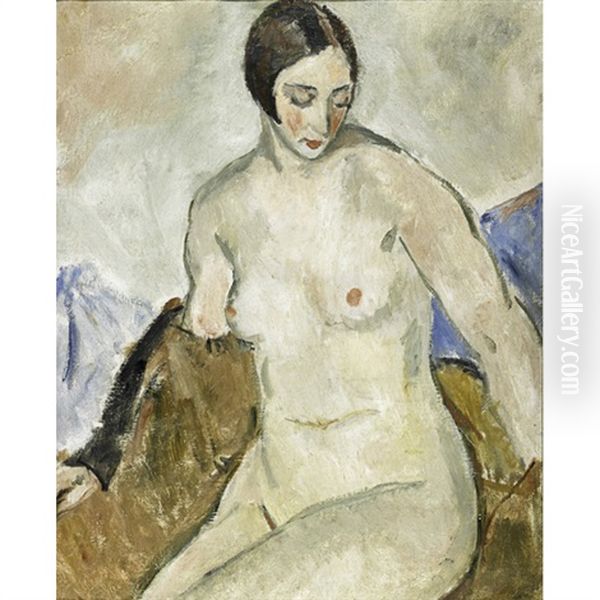 A Seated Nude - view 1