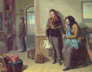 In Der Wartehalle by Josef Ullrich