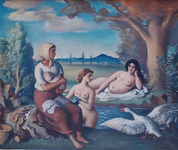 Nude In Countryside - view 1