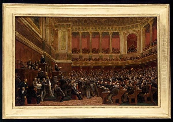 Thiers Salue Du Titre De Liberatuer Du Territoire A La Chambre Des Deputes, Le 16 Juin 1877 - view 1