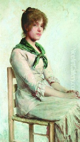 Young Woman Seated - view 1