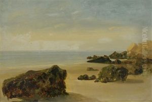 Coastal Landscape by Johann Jakob Ulrich