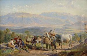 Campagnalandschaft by Johann Jakob Ulrich