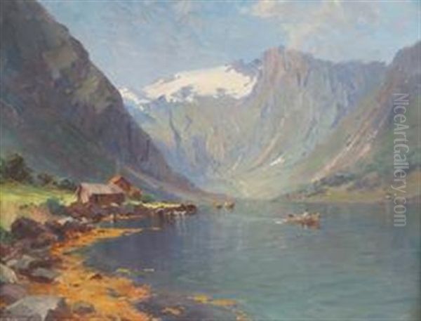 Sommerdag Ved Balestrand, Sogn (esefjorden) - view 1