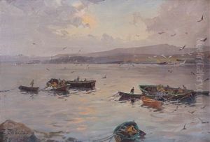 Sildefiske, Helgeland 1889 Sildefiske, Helgeland 1889