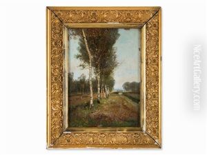 Birch Landscape by Paul Unbereit