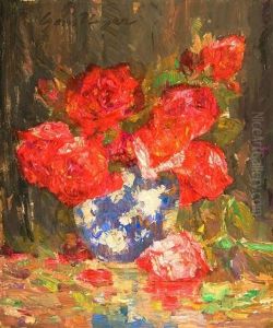 Stilleben Mit Pfingstrosen by Hans Unger