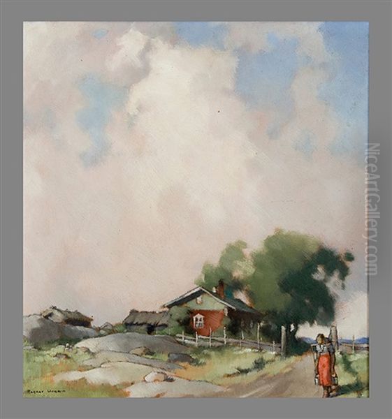 Summer Clouds Over The Cottage - view 1
