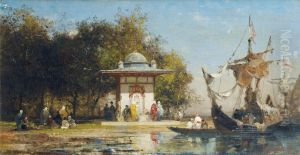 Fontaine Au Bord De La Mer En Turquie by Fabius Germain Brest