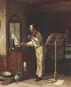 Violinist by Carl Henrik d' Unker