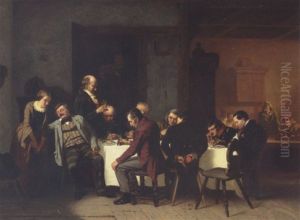 Middagsselskab I En Tysk Krostue by Carl Henrik d' Unker