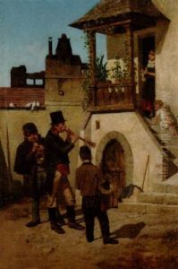 Gardsmusikanter by Carl Henrik d' Unker