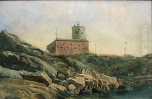 Kystparti Med Faestningen Karlsten, Marstrand, Sverige