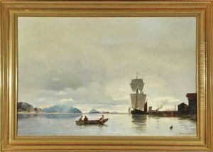 Norwegische Kustenlandschaft by Franz Richard Unterberger