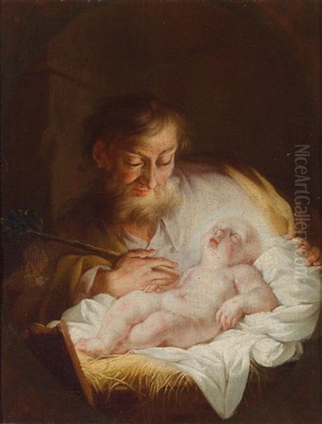 Saint Joseph And The Christ Child - view 1