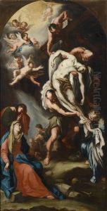 Die Kreuzabnahme Christi by Michelangelo Unterberger
