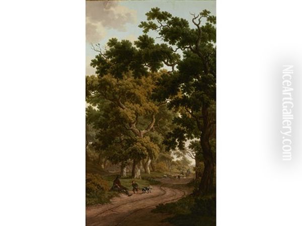 A Suite Of Three Landscapes With Figures And Animals (3 Works) - view 1