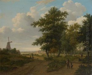Conversation Sous Le Moulin by Willem Uppink