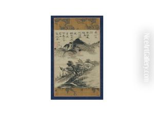 Autumun Landscape by Uragami Gyokudo
