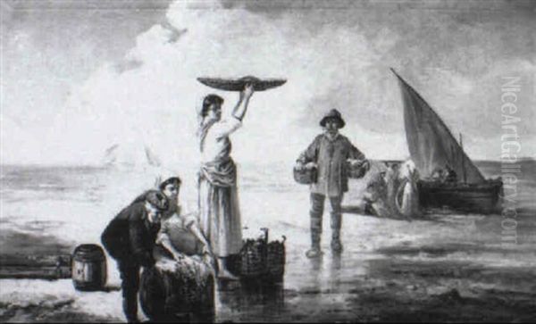 Transportando El Pescado Desde La Playa - view 1