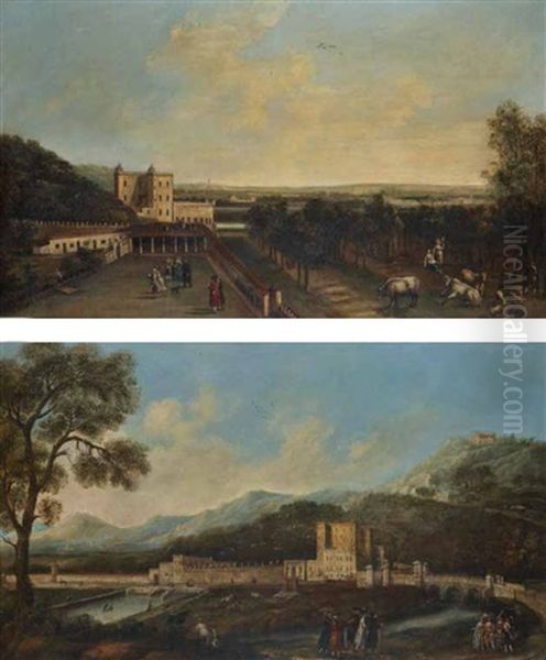 Vedute Del Catajo Di Monselice (2 Works) - view 1