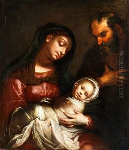 Die Heilige Familie by Anton Georg Urlaub