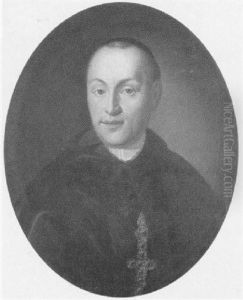 Portrat Des Stephan Mosinger, Abt Des Kloster Langheim In Franken