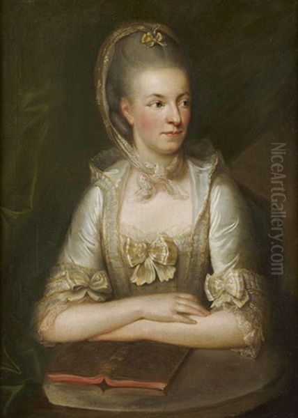 Portrait De Femme Au Livre Ouvert - view 1