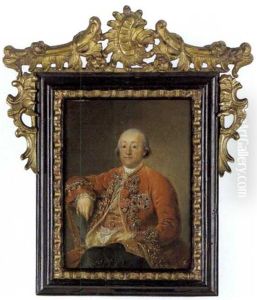 Bildnis Des Barons Philipp Carl Von Hoheneck, Kammerherr Des Kurfursten Clemens Von Mainz, In Der Hand Einen Brief Haltend (?) Bildnis Des Barons Philipp Carl Von Hoheneck, Kammerherr Des Kurfursten Clemens Von Mainz, In Der Hand Einen Brief Haltend (?)