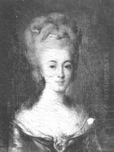 Portrait Of A Lady (louise Adelaide De Bourbon, Mademoiselle De Conde?) by Georg Anton Abraham Urlaub