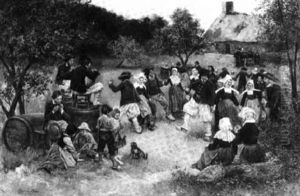 A Country Dance by Georg Johann Christian Urlaub