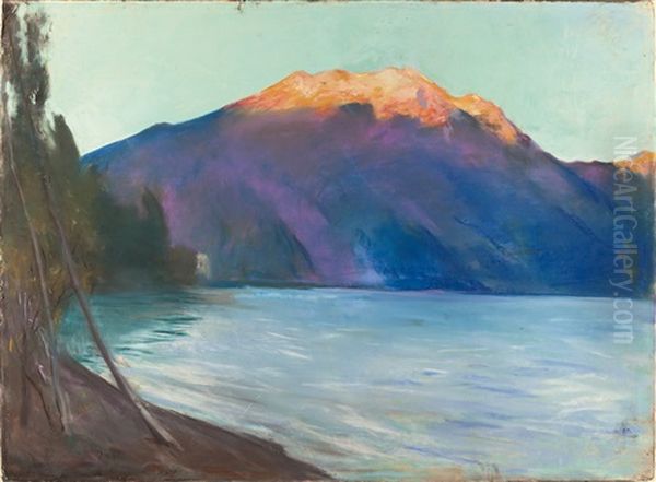 Blick Auf Den Monte Baldo Am Gardasee (morgenstimmung) - view 1