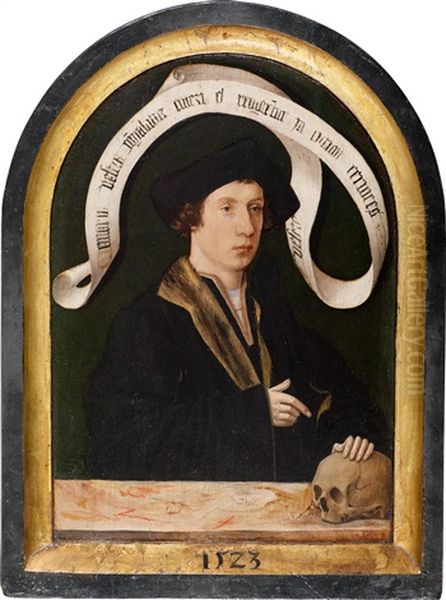 Bildnis Eines Jungen Mannes Mit Vanitassymbol - view 1