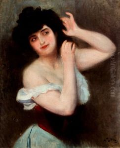 Retrato De Dama by Antonio Utrillo Viadera