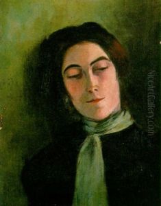 Portrait De Suzanne Valdon by Miguel Utrillo Morlius