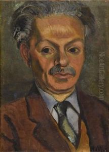 Portrait Du Peintre Simon Levy (1886-1973) Portrait Du Peintre Simon Levy (1886-1973)