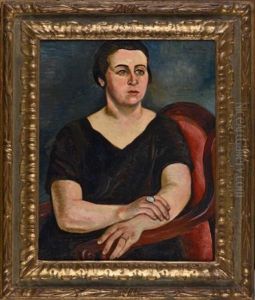 Portrait De Madame Germaine Eisenmann (1894-1970), Artiste Peintre, 1922 Portrait De Madame Germaine Eisenmann (1894-1970), Artiste Peintre, 1922
