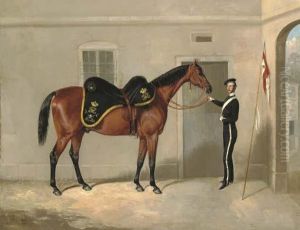 The Charger Of Henry Cavendish Taylor by Thomas W. Bretland