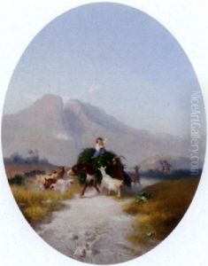 Chasing The Goats by Cesare Uva