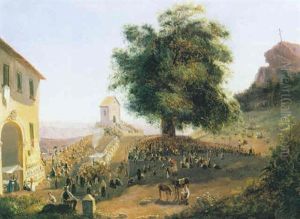Festa Di Paese by Cesare Uva