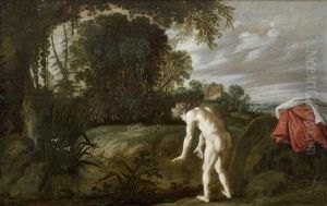 Narcissus by Moyses van Uytenbroeck