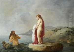 Glaucon Und Scylla by Moyses van Uytenbroeck