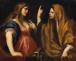 Martha And Mary by Andrea Vaccaro